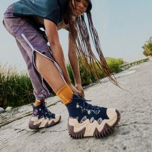 Converse Navy and Cream Sneakers